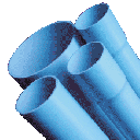 TUBO PVC CELESTE